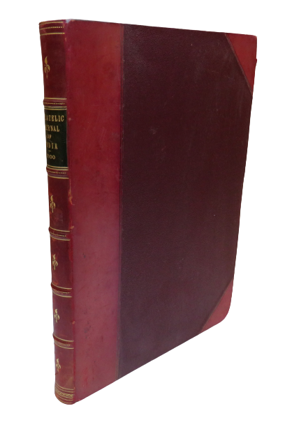 The Philatelic Journal Of India Vol IV 1900 - The Monthly Journal Of The Philatelic Society Of India book front cover