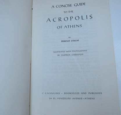 A Concise Guide To The Acropolis Of Athens By Pericles Collas book image 4