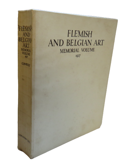 Catalogue Of The Loan Exhibition Of Flemish & Belgian Art Burlington House London 1927 A Memorial Vo book front cover