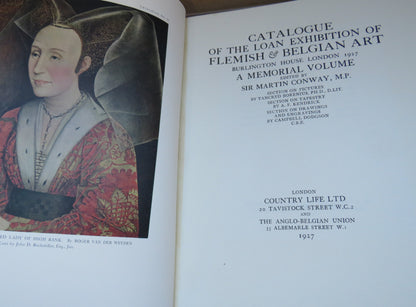 Catalogue Of The Loan Exhibition Of Flemish & Belgian Art Burlington House London 1927 A Memorial Vo book image 4