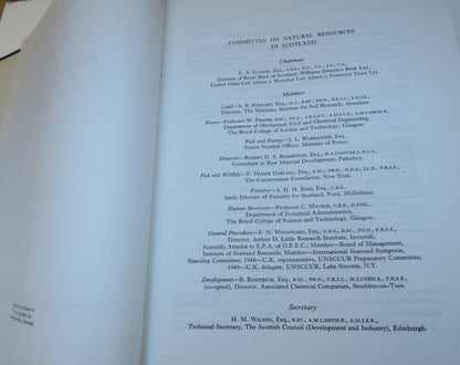 Natural Resources In Scotland Symposium At The Royal Society Of Edinburgh 1960 book image 4