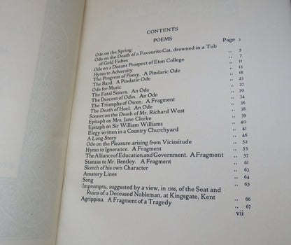 Poems By Thomas Gray Printed Privately For Eton College 1920 book image 4