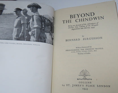 Beyond The Chindwin By Bernard Fergusson 1945 book image 4