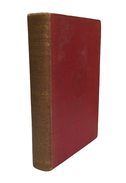 Goethe's Reineke Fox West-Eastern Divan and Achilleid Translated By Alexander Rogers 1890 book front cover