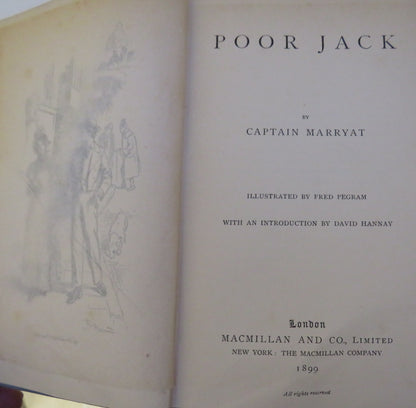 Poor Jack By Captain Marryat 1899 book image 3