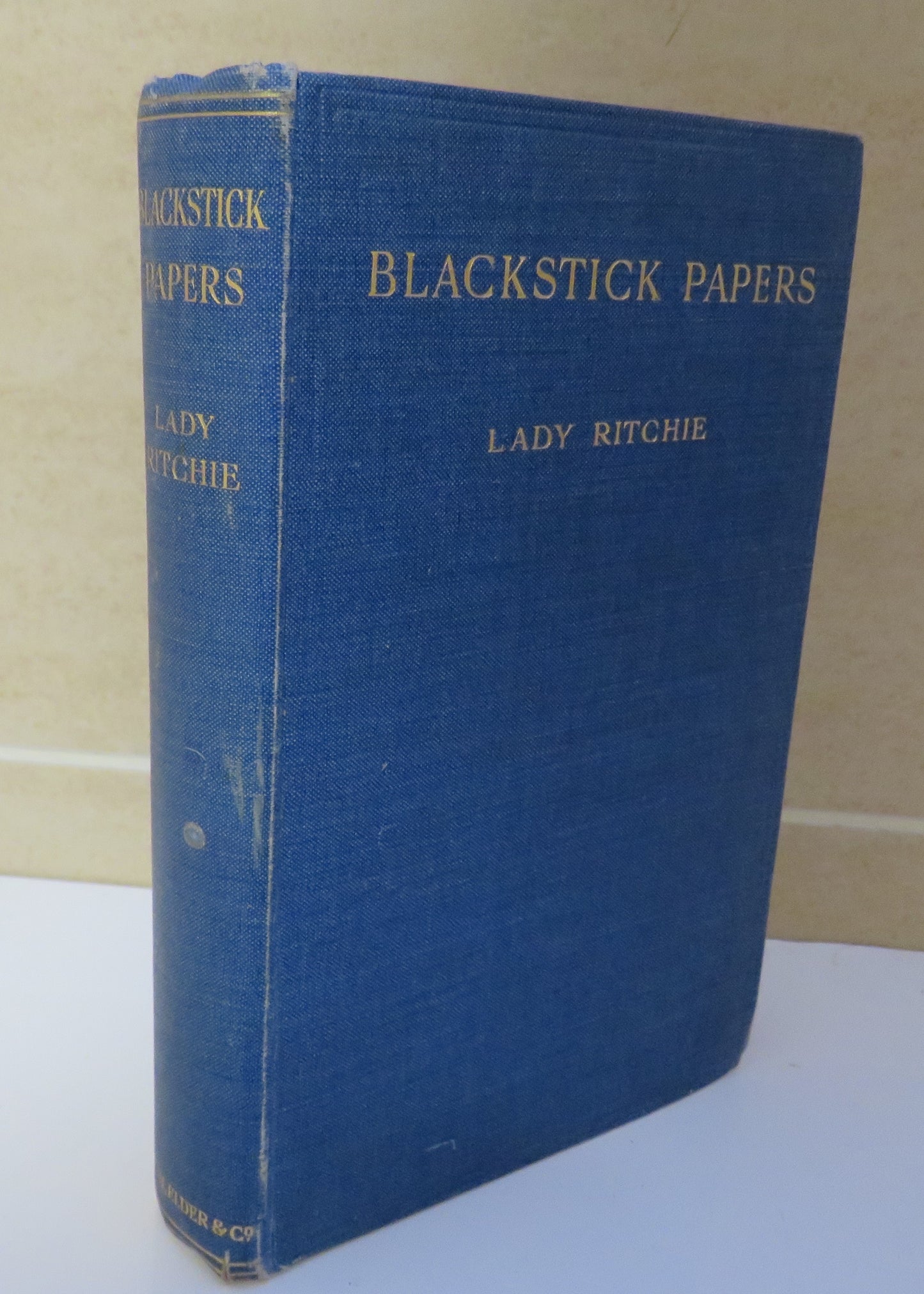 Blackstick Papers By Lady Ritchie 1908