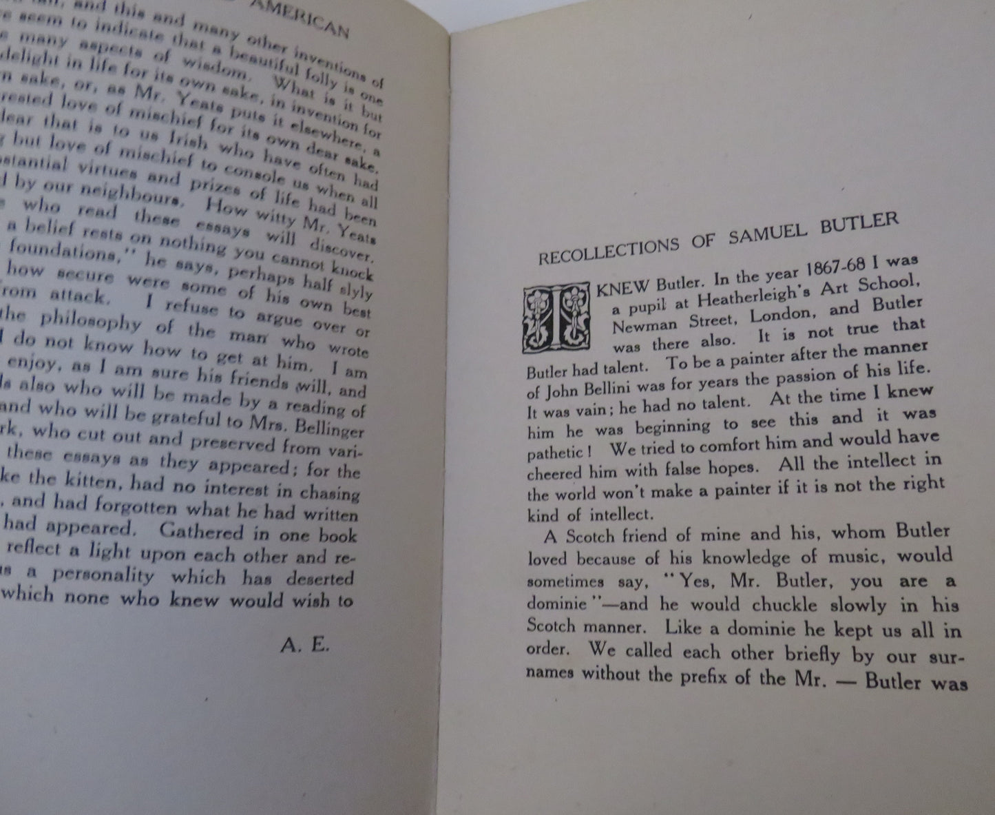 Essays Irish and American By John Butler Yeats 1918