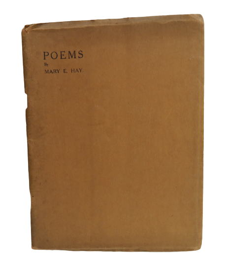 Poems By Mary E. Hay 1927