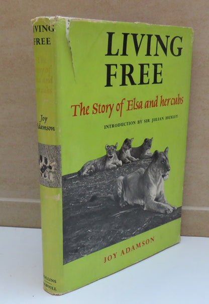 Living Free The Story Of Elsa and Her Cubs By Joy Adamson 1961 book image 2
