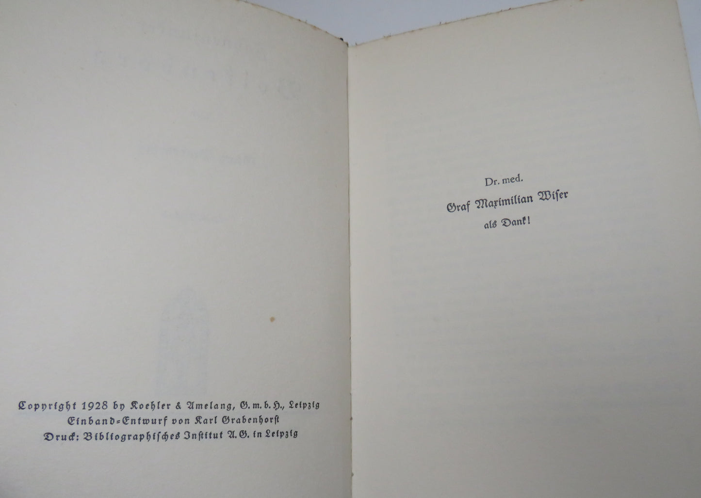 Fahnenjunker Volkenborn Von Georg Grabenhorst 1928 - German Book