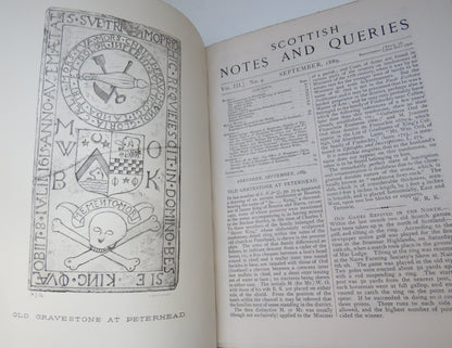 Scottish Notes and Queries Vol III 1890 book image 5