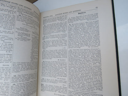Scottish Notes and Queries Vol II 1889 book image 4