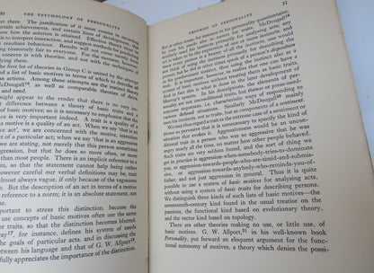 The Psychology Of Personality By Bernard Notcutt 1953 book image 5