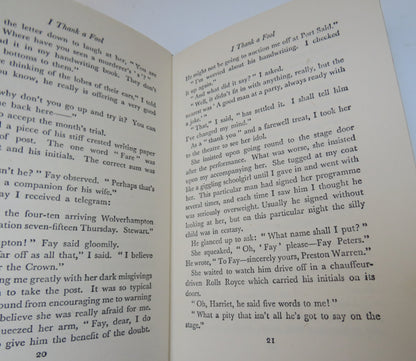 I thank A Fool By Audrey Erskine Lindop book image 4