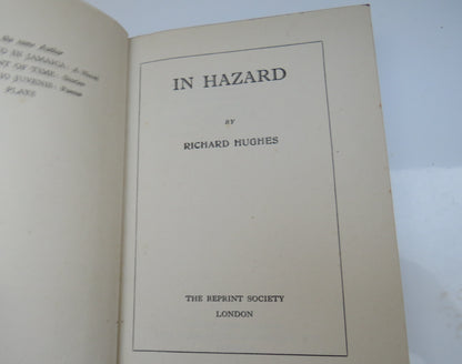 In Hazard By Richard Hughes 1941 book image 3