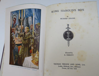 King Harold's Son By Richard Strong 1946 book image 4