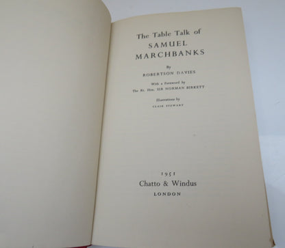 The Table Talk Of Samuel Marchbanks By Robertson Davies 1951 book image 4