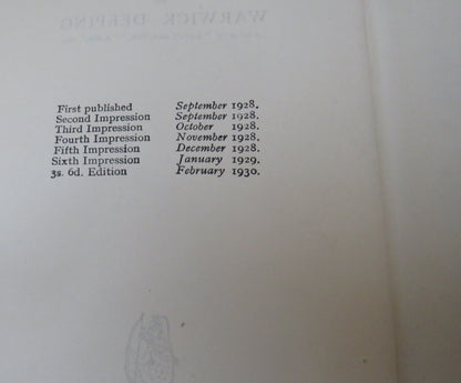 Old Pybus by Warwick Deeping 1930 book image 5