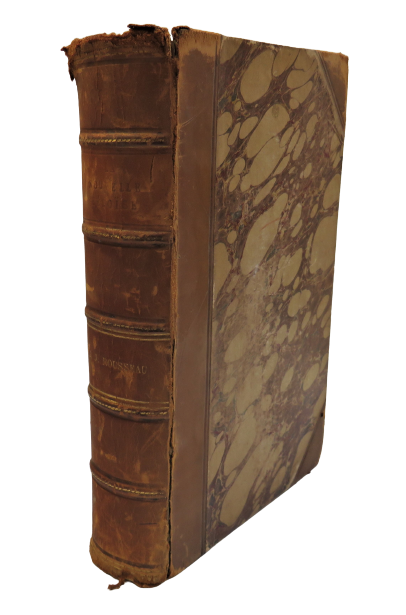 La Nouvelle Heloise Par J. J. Rousseau, 1858 Paris book front cover