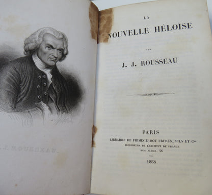 La Nouvelle Heloise Par J. J. Rousseau, 1858 Paris book image 9