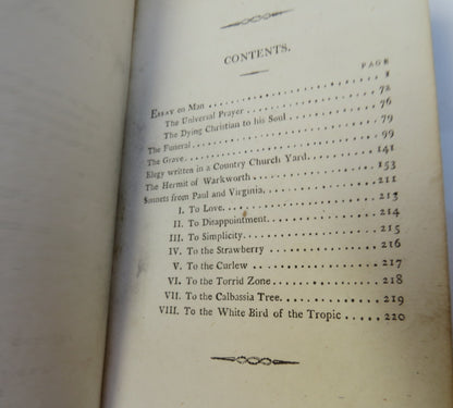 Poems, Moral, Elegant and Pathetic: Viz. And Original Sonnets By Helen Maria Williams 1803 book image 7