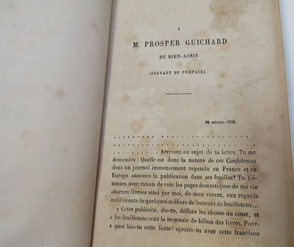 Les Confidences Par A. De Lamartine - Nouvelle Edition 1860 book image 8