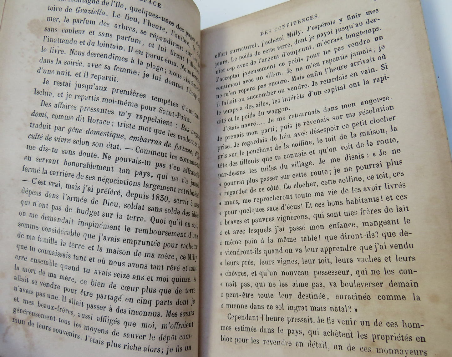 Les Confidences Par A. De Lamartine - Nouvelle Edition 1860