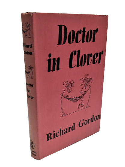 Doctor In Clover By Richard Gordon 1960 First Edition book front cover