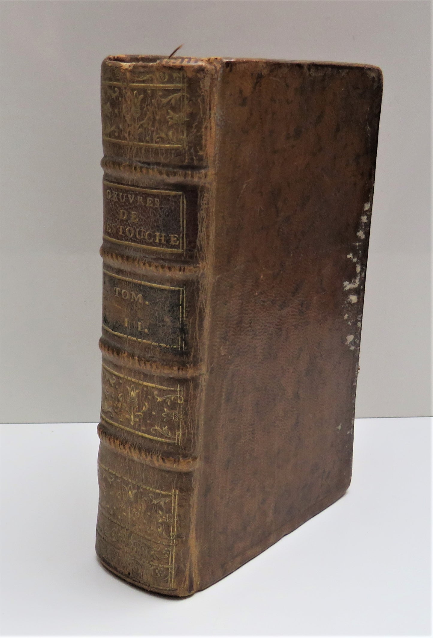 Oeuvres De Monsieur Destouches De L'Academie Fancoise Nouvelle Edition Volume II 1755 Antique French Book