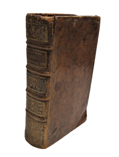 Oeuvres De Monsieur Destouches De L'Academie Fancoise Nouvelle Edition Volume III 1755 Antique Frenc book front cover