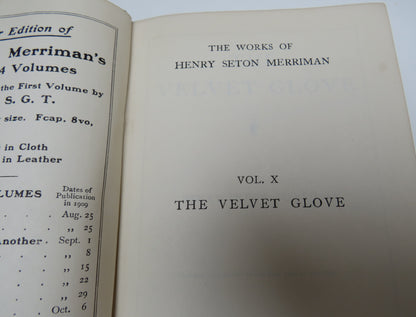 The Velvet Glove By Henry Seton Merriman 1909 book image 3