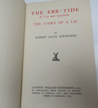 Load image into Gallery viewer, The Ebb-Tide A Trio and Quartette The Story Of A Lie By Robert Louis Stevenson 1926
