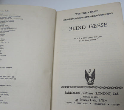 Blind Geese By Winifred Duke 1946 book image 4