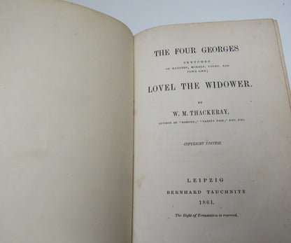 The Four Georges Lovel The Widower By W.M. Thackeray 1861 book image 4