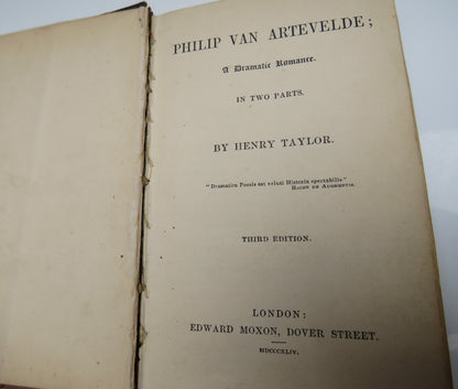 Philip Van Artevelde A Dramatic Romance In Two Parts By Henry Taylor 1844 book image 4