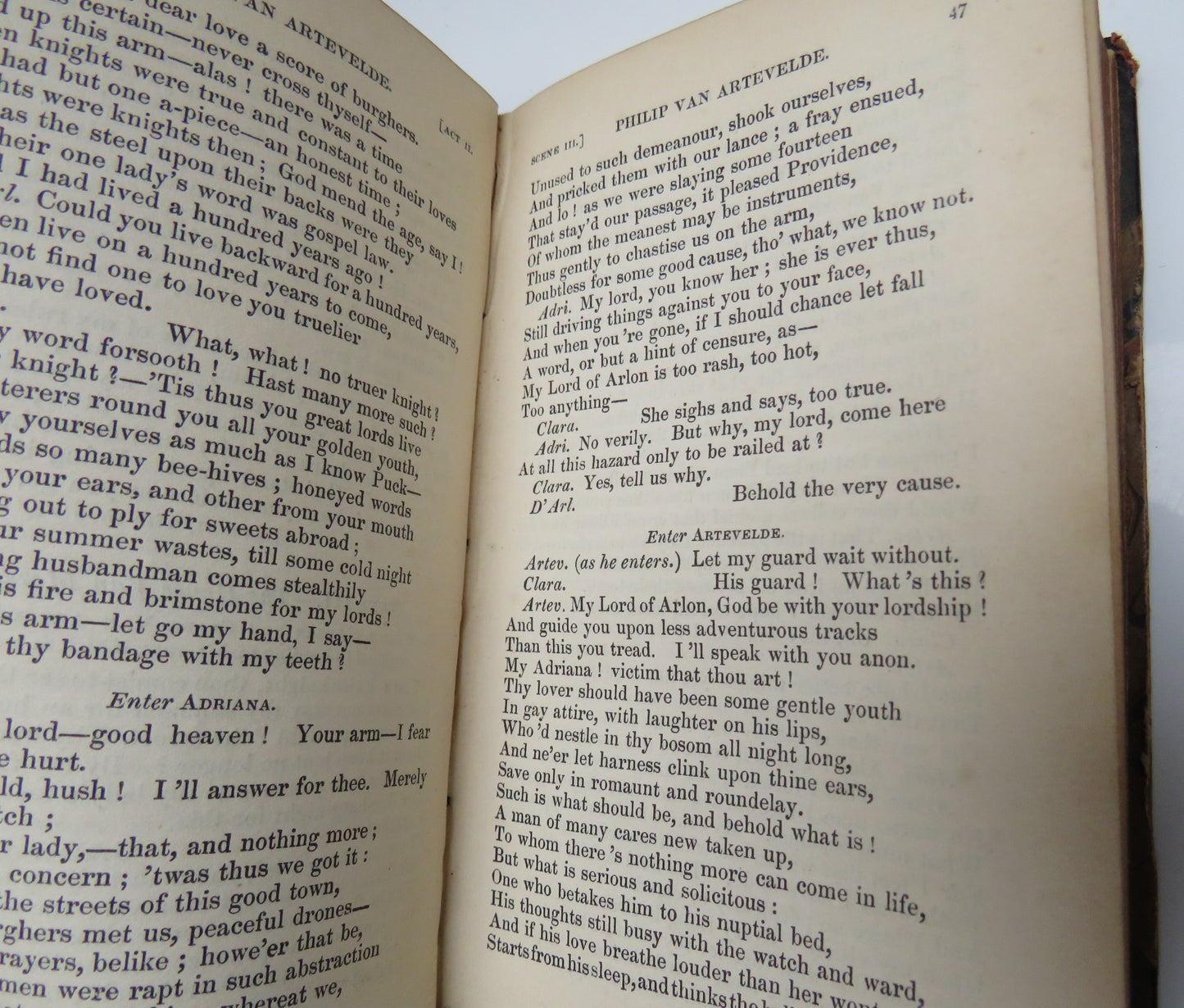 Philip Van Artevelde A Dramatic Romance In Two Parts By Henry Taylor 1844