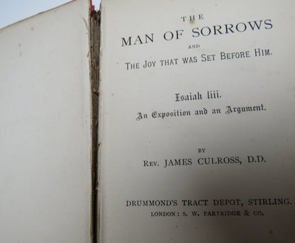 The Man Of Sorrows And The Joy That Was Set Before Him By Rev James Culross book image 4