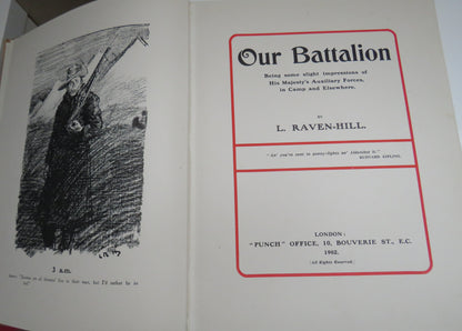 Our Battalion Being Some Slight Impressions Of His Majesty's Auxiliary Forces In Camp and Elsewhere  book image 3