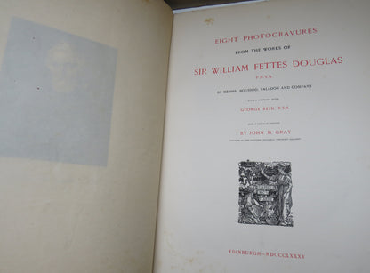 Eight Photogravures From The Works Of Sir William Fettes Douglas 1885 book image 4