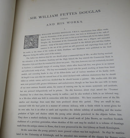 Eight Photogravures From The Works Of Sir William Fettes Douglas 1885 book image 5