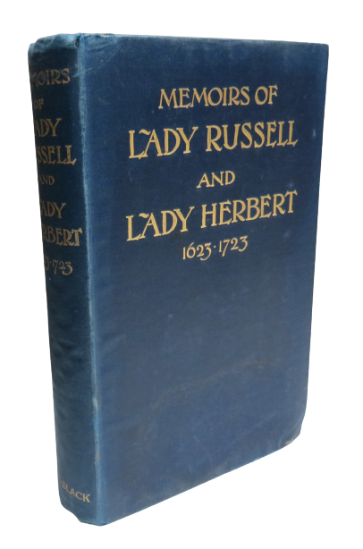 Memoirs Of Lady Russell And Lady Herbert 1623-1723 By Lady Stephney 1898 book front cover