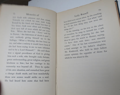 Memoirs Of Lady Russell And Lady Herbert 1623-1723 By Lady Stephney 1898 book image 5