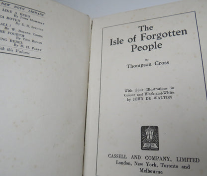 The Isle Of Forgotten People By Thomson Cross 1925 1st Edition book image 3