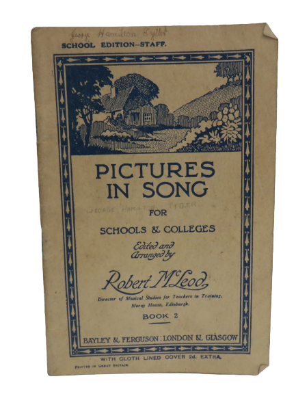 Pictures In Song For Schools & Colleges Edited & Arranged By Robert McLeod