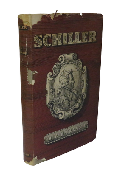 Schiller By H.B. Garland 1949 1st Edition book front cover