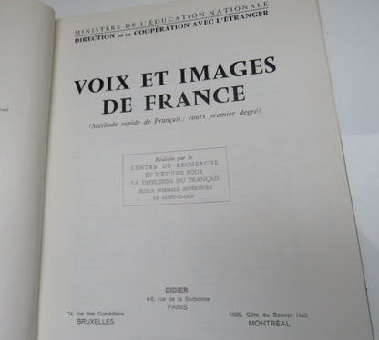 Voix Et Images De France Livre Du Maitre Vintage French Book 1962 book image 3