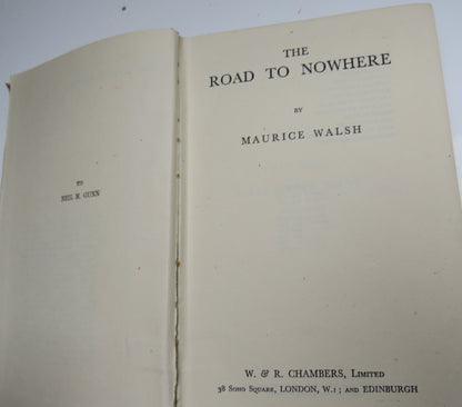The Road To Nowhere By Maurice Walsh 1941 book image 3