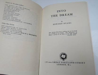 Into The Dream By Edward Hyams 1958 book image 3