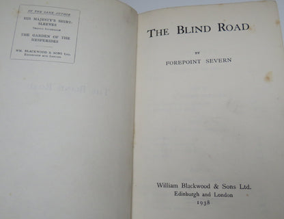 The Blind Road By Forepoint Severn 1938 book image 3