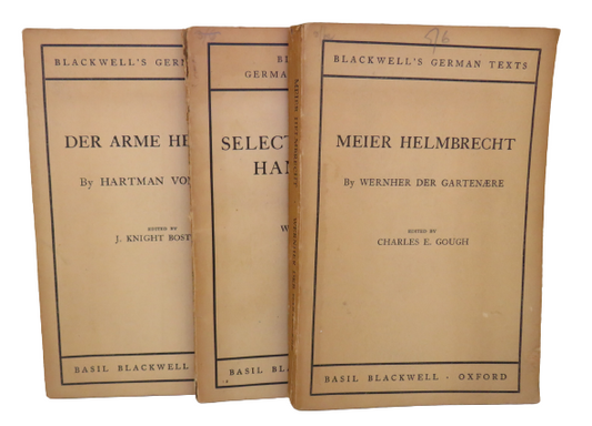 Blackwell's German Texts 3 Antique German Books